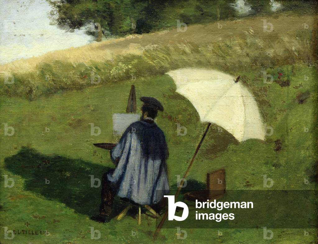 Desire Dubois Painting in the Open Air, c.1852 (oil on canvas)