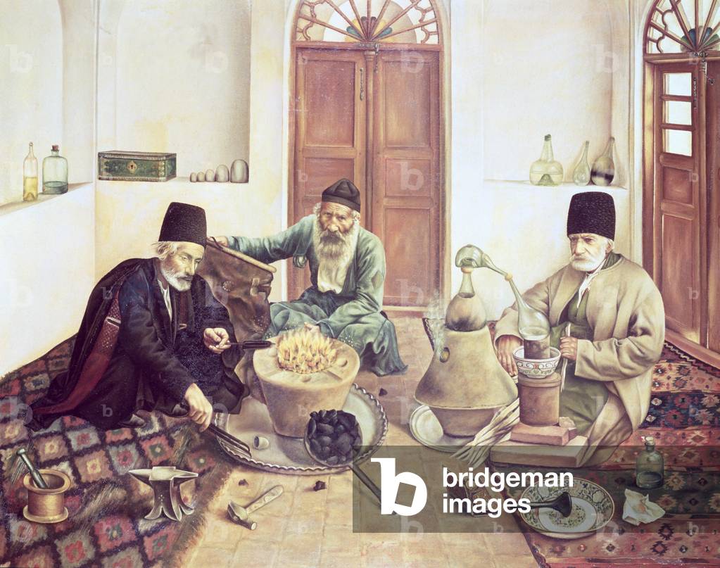 Alchemists, 1893 (oil on canvas)