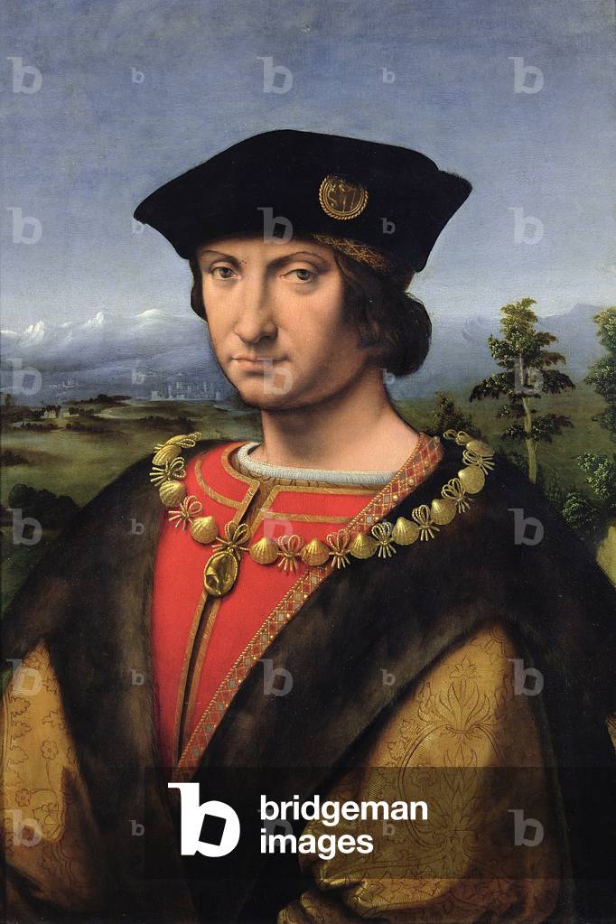 Portrait of Charles d'Amboise (1471-1511) Marshal of France (oil on panel)