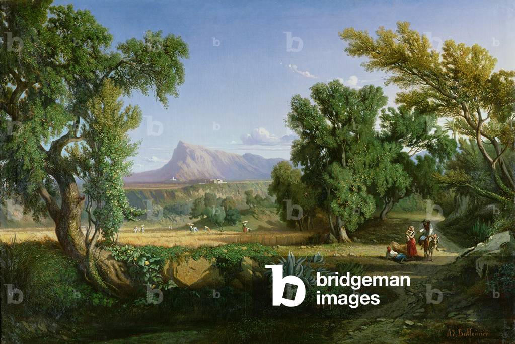 Outskirts of Valdemusa, Majorca, 1847 (oil on canvas)