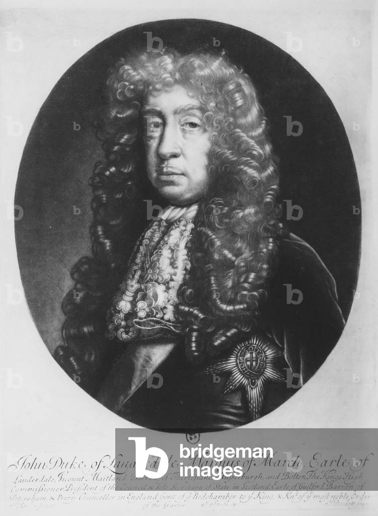 John Maitland, Duke of Lauderdale, Marquis of March (lithograph)