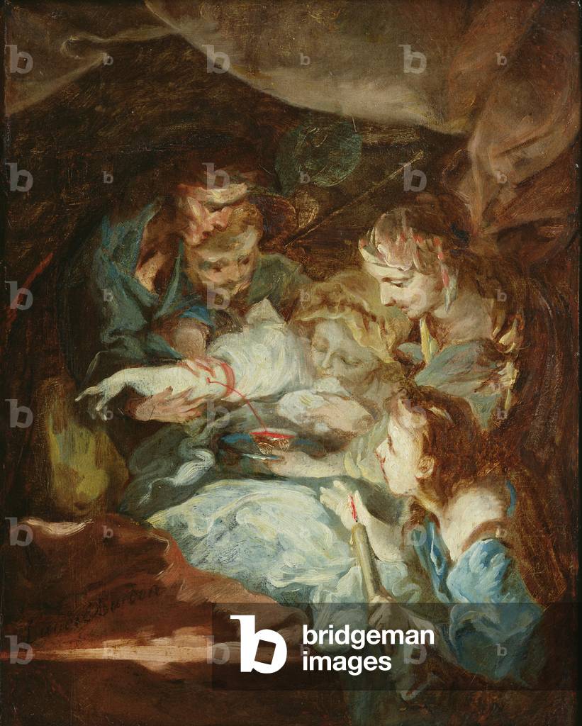 The Bloodletting (oil on canvas)
