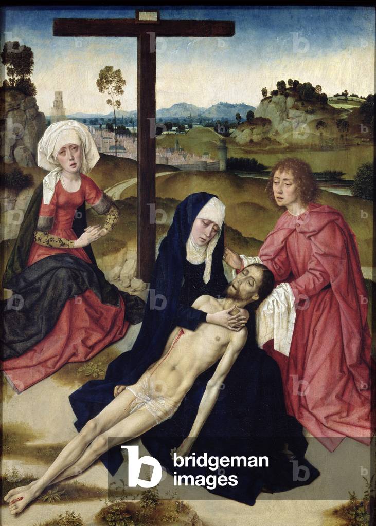 Image de Peinture représentant La Lamentation, 15th Siècle par Dirck Bouts