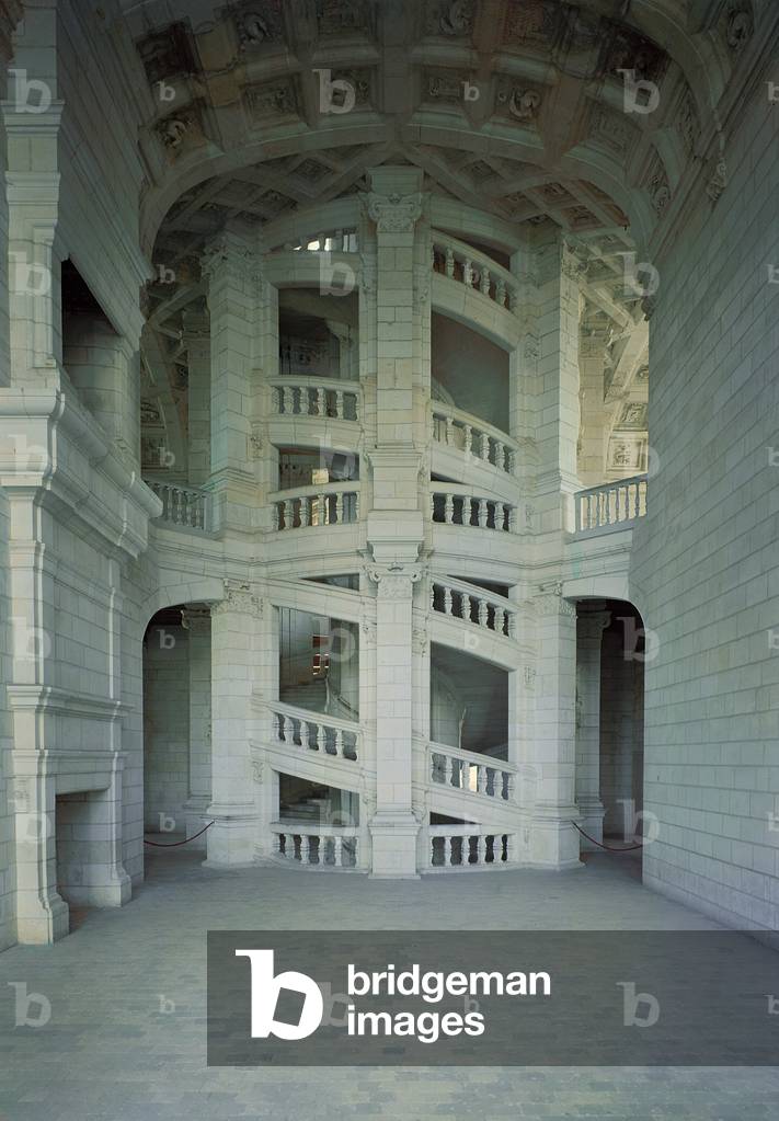 View of the main staircase, 1519-46 (photo)