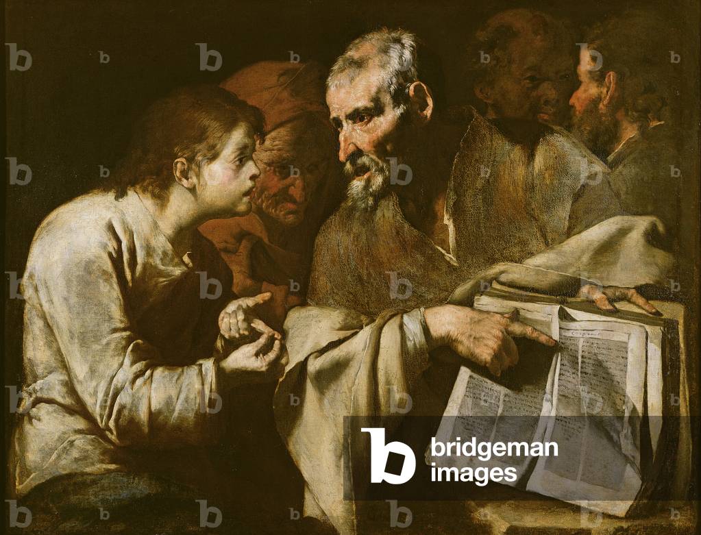Christ Disputing with the Doctors, 17th century (oil on canvas)