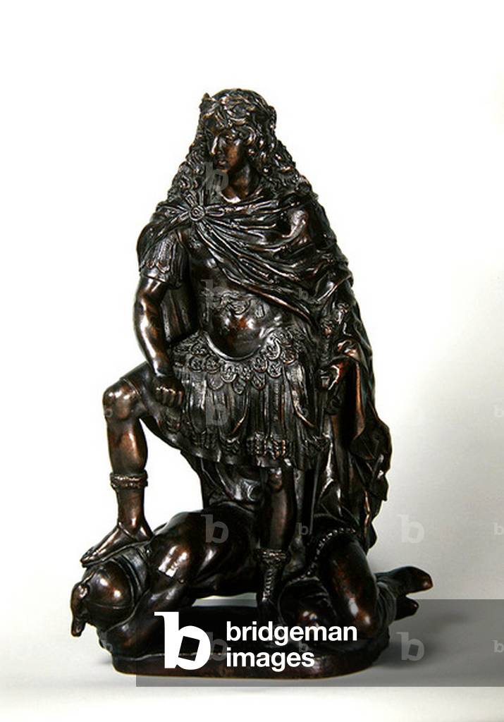 Louis XIV slaying the Fronde, 1654 (bronze)