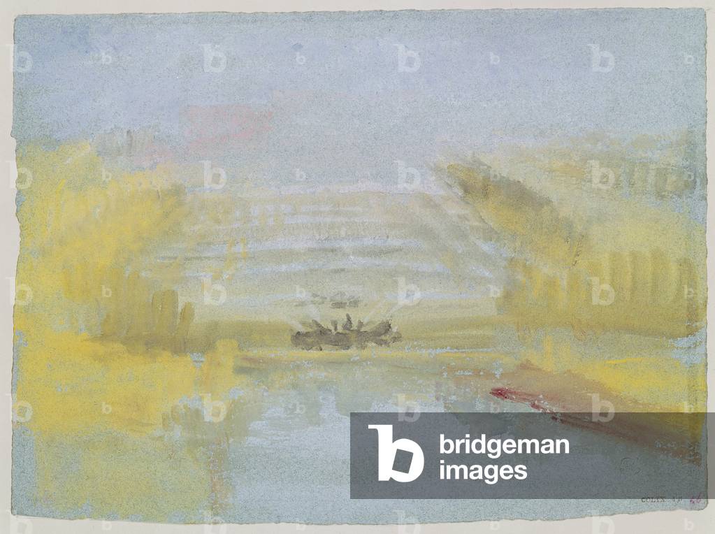 The Fountains at Versailles, 1826-33 (watercolour on paper)