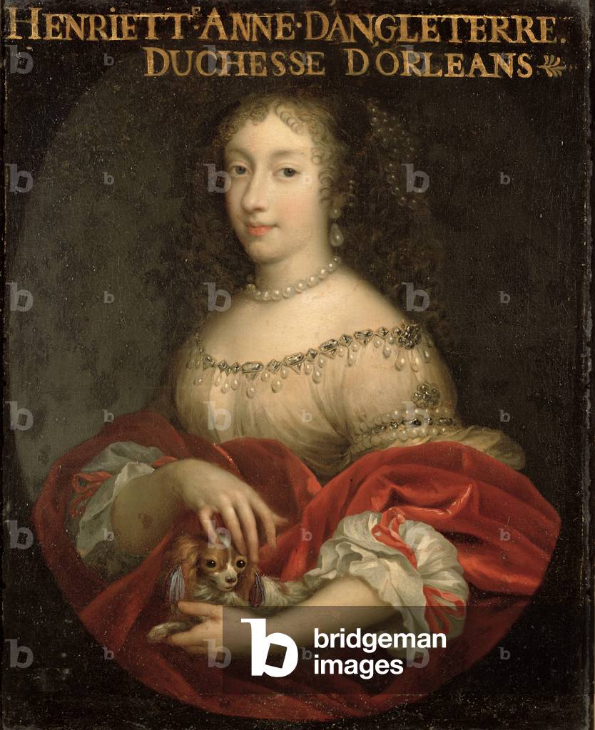 Henrietta Anne (1644-70) Duchess of Orleans (oil on canvas)