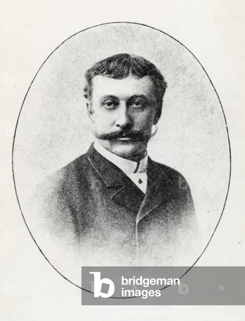 Portrait of Charles Francon (b/w photo)