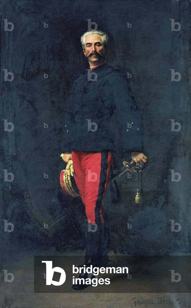 Generale Gaston Auguste (1830-1909) Marchese di Gallifet (olio su tela)