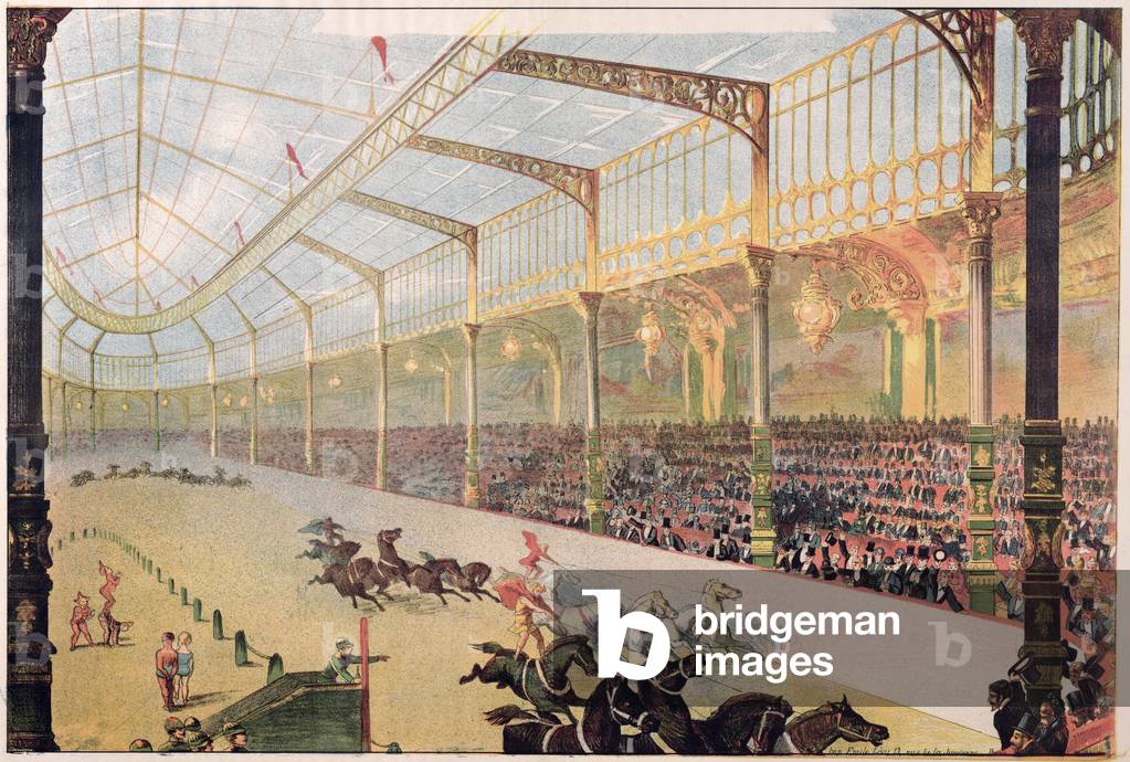 Image of Print depicting Poster of the Hippodrome de l'Alma, 19th century by French Artist