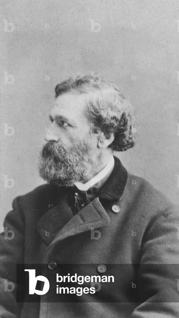 Portrait of Felix Pyat, 19th century (photo)
