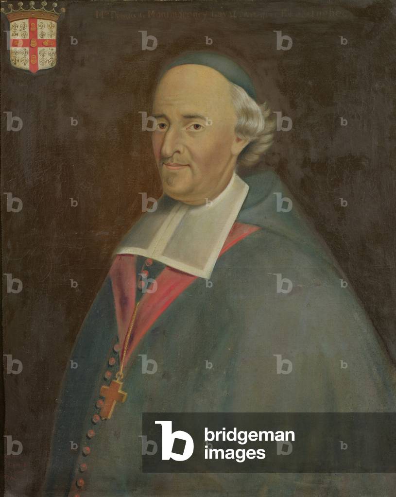 Monseigneur de Montmorency-Laval (1623-1708) Bishop of Canada (oil on canvas)