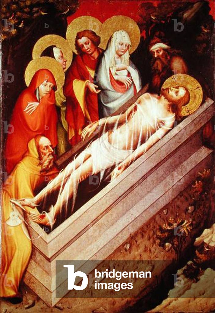 The Entombment, detail from the Trebon Altarpiece
