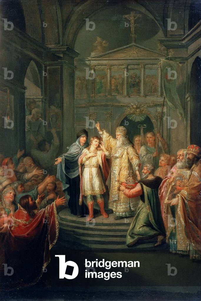 Immagine di Dipinto "L'elezione dello zar Michele Romanov (1596-1676) il 14 marzo 1613" di Grigoriy Ivanovich 