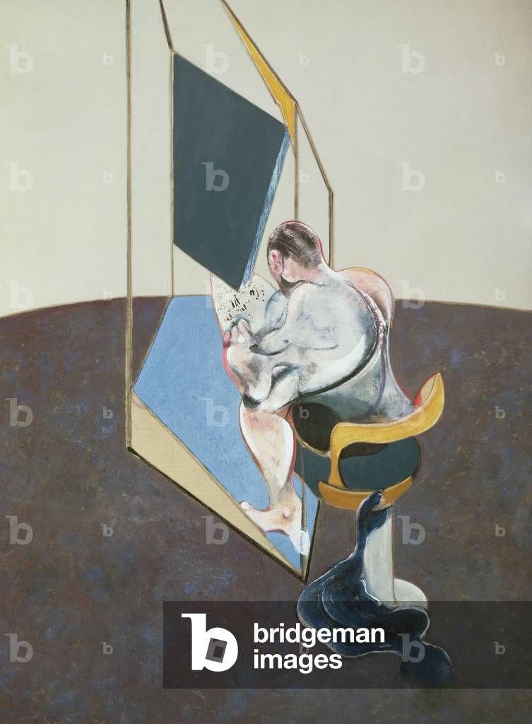 Image of Painting depicting Three Studies of the Male Back, 1970 by Francis Bacon