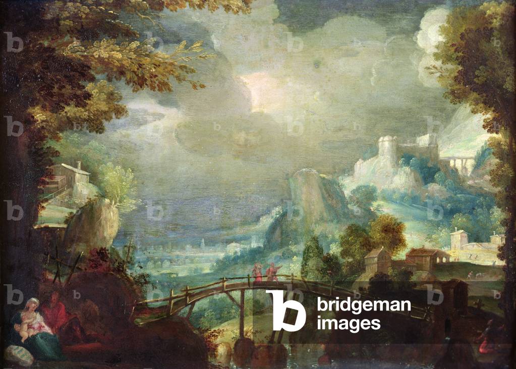 The Flight into Egypt (oil on canvas)