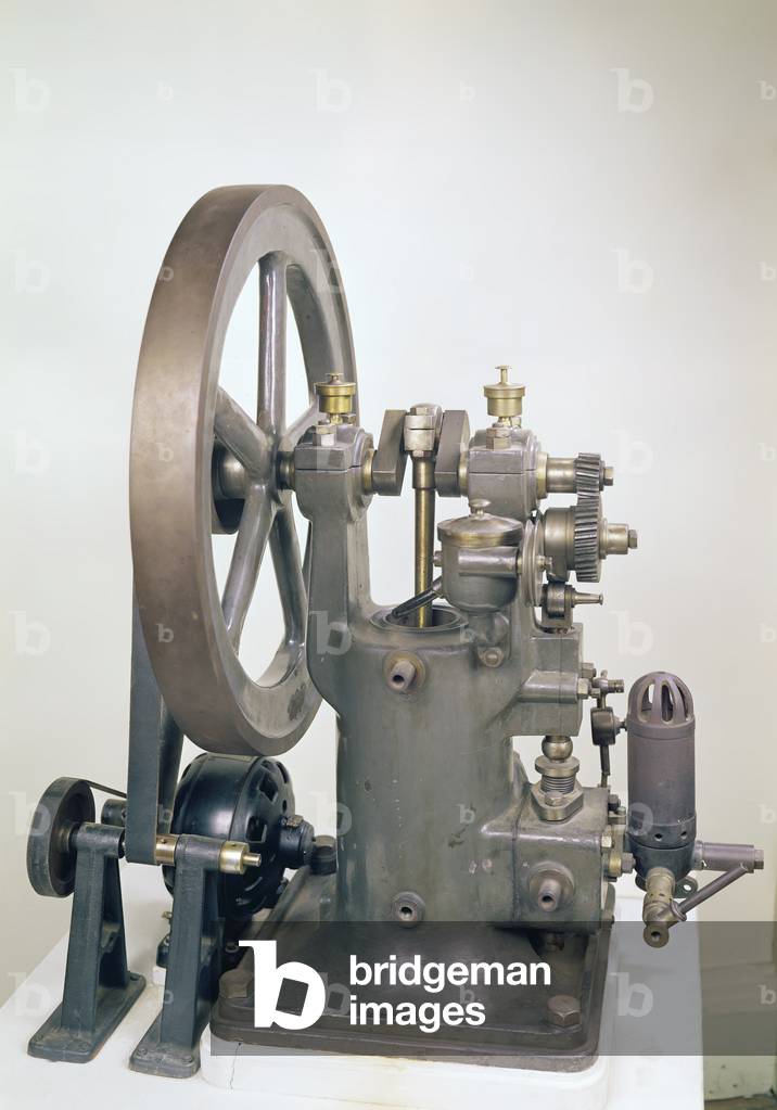 Internal combustion engine, 1876 (mixed media)