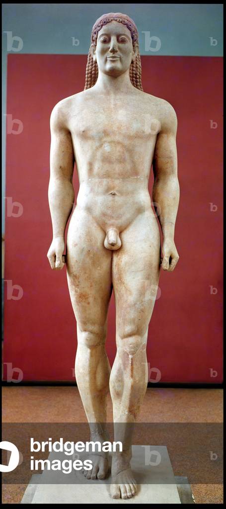 Anavysos Kouros, c.530-520 BC (marble)