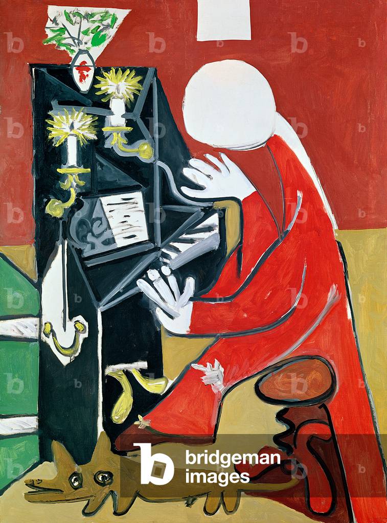 Der Pianist, Nr.40, 1957 (Öl auf Leinwand)