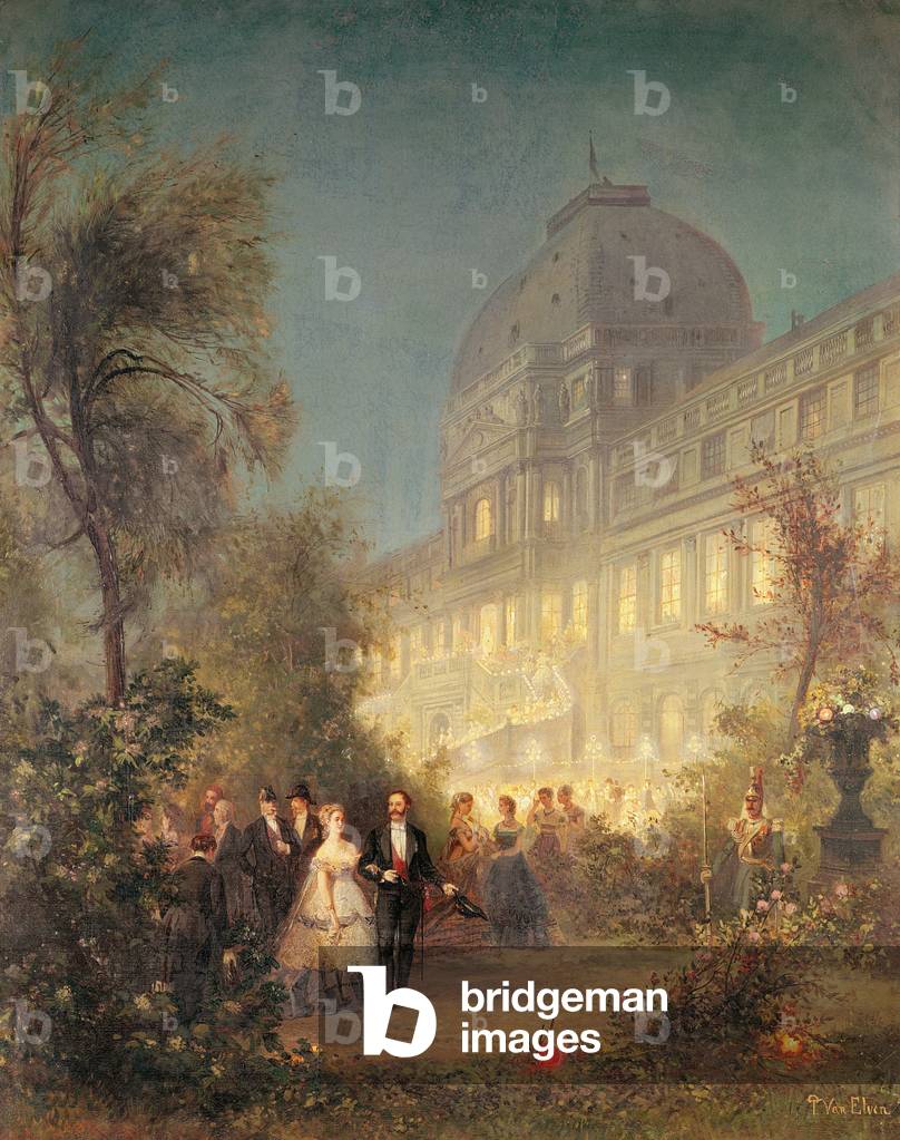 Evening Party at the Tuileries, 10th June 1867 (oil on canvas)