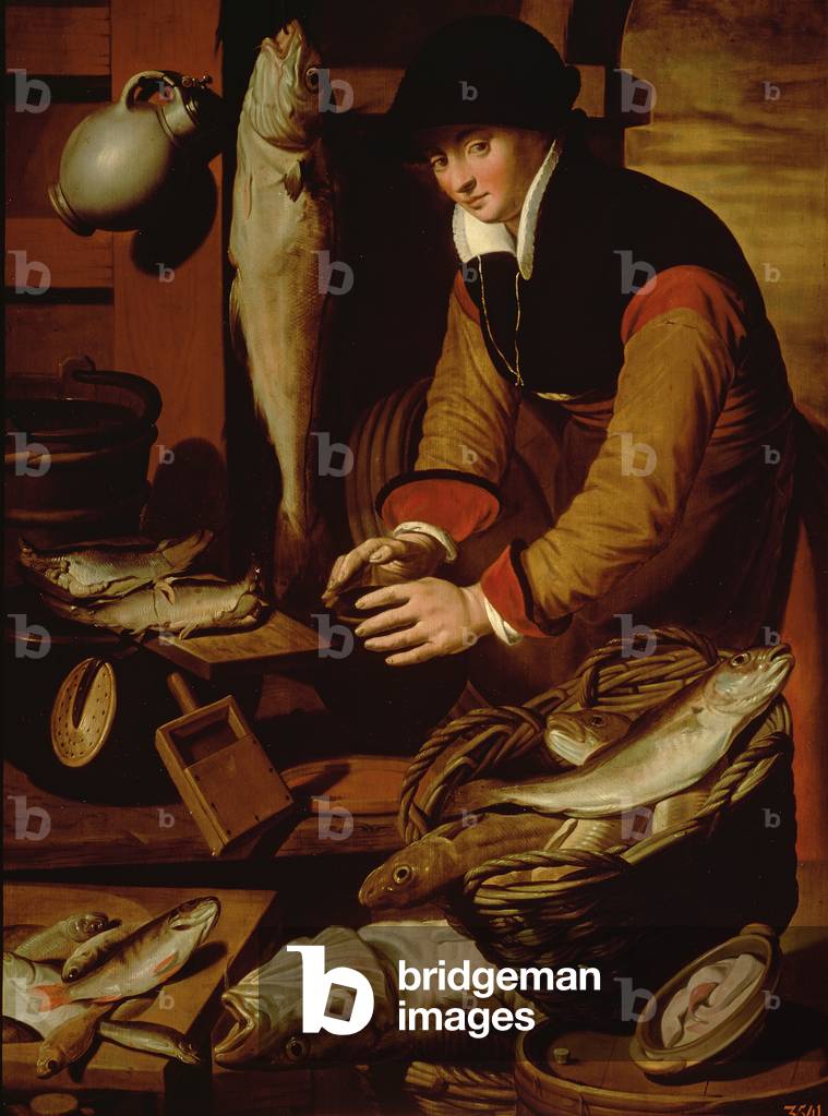 The Fish Seller, c.1580 (oil on panel)