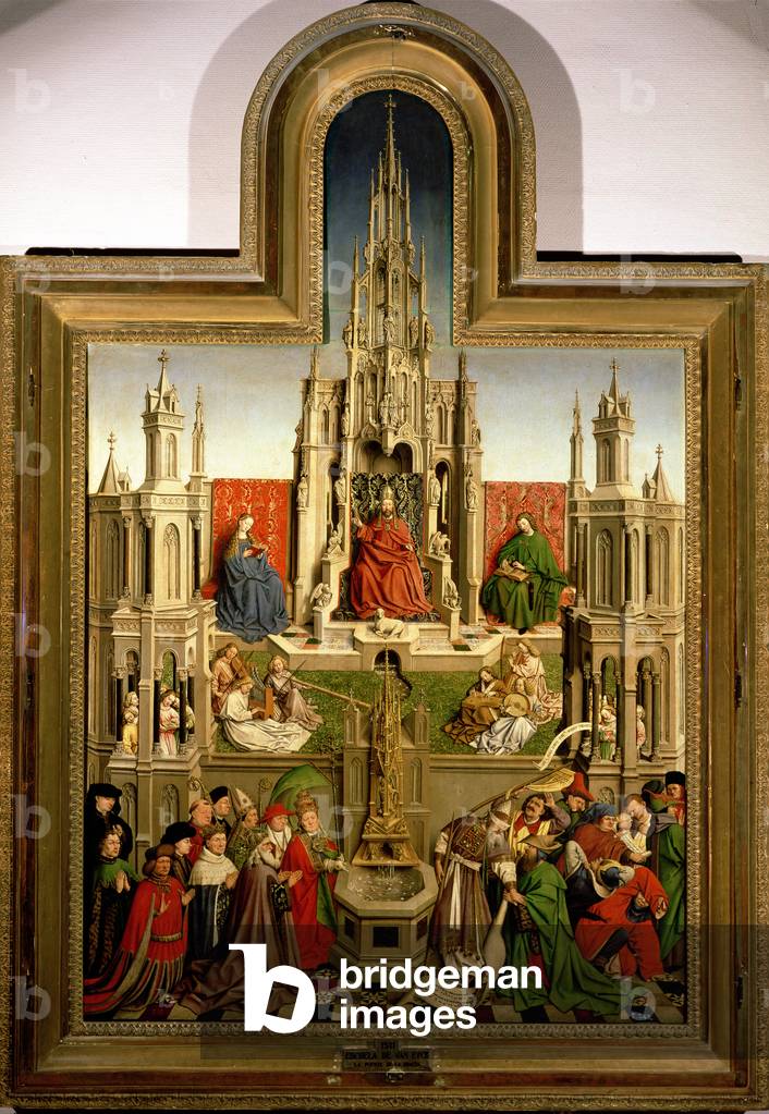 La Fontana della Vita (olio su pannello)