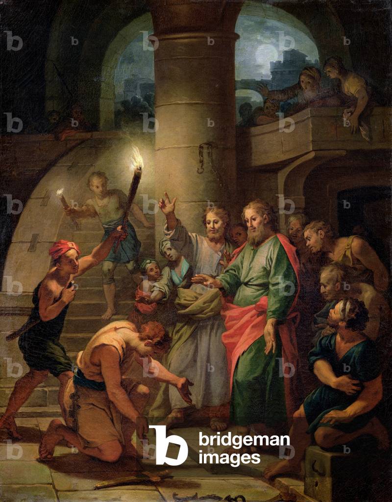 The Deliverance of St. Paul and St. Barnabas, 18th century (oil on canvas)