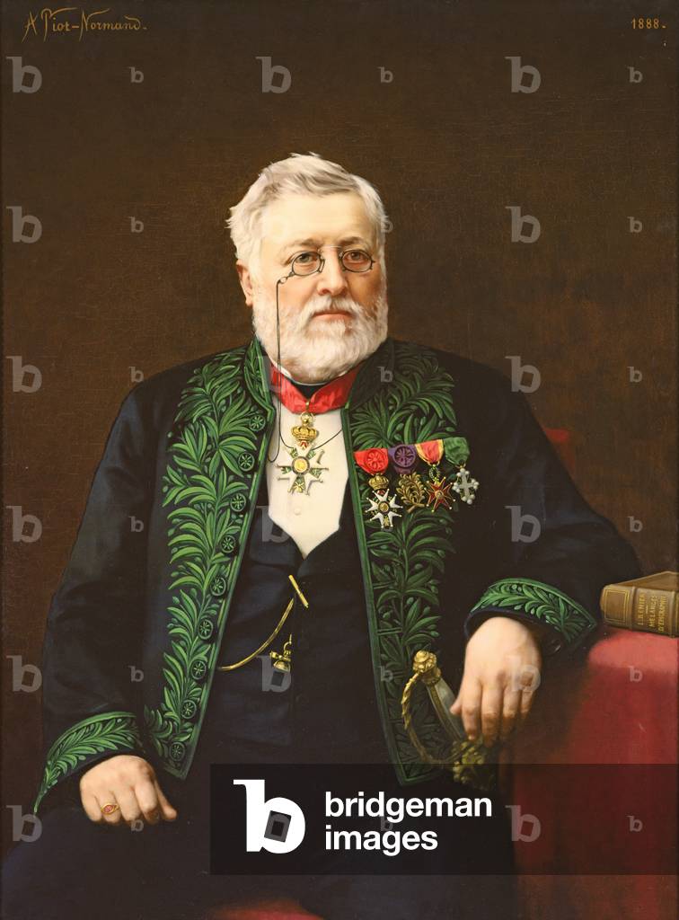 Portrait of Leon Renier (1809-85) 1888 (oil on canvas)