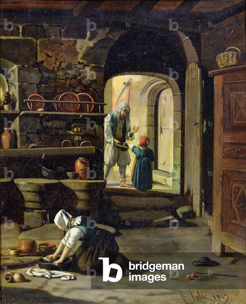 The Beggar, 1847 (oil on canvas)