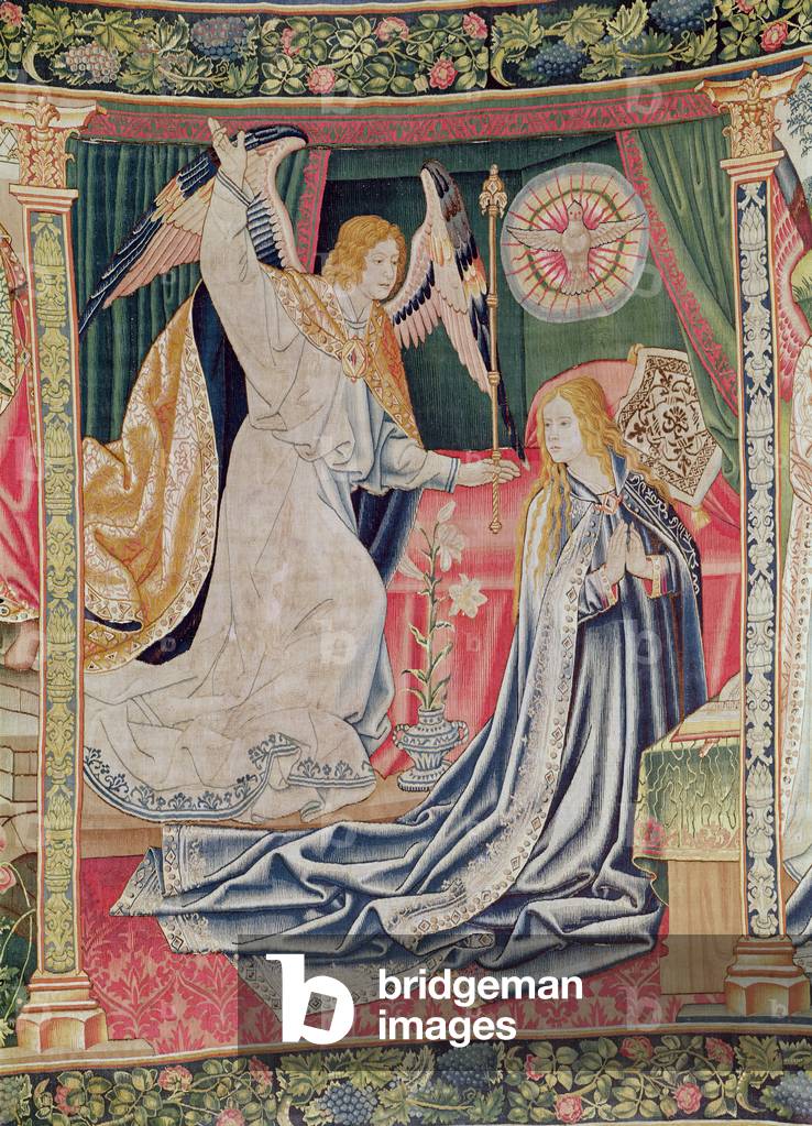 Die Verkündigung, Workshop Brüssel, um 1510 (Wandteppich)