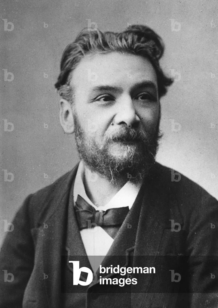 Portrait of Ernest Guizavé (b/w photo)