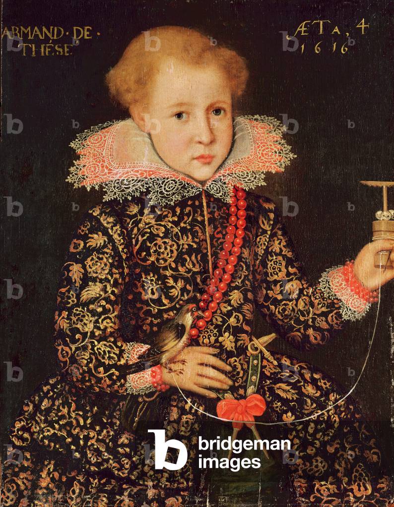 Armand de Tesse (b.1612) aged Four, 1616 (oil on panel)