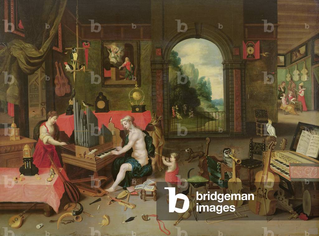 Allegory of Hearing (oil on canvas)