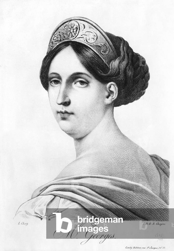 Mademoiselle George, 1825 (lithograph)