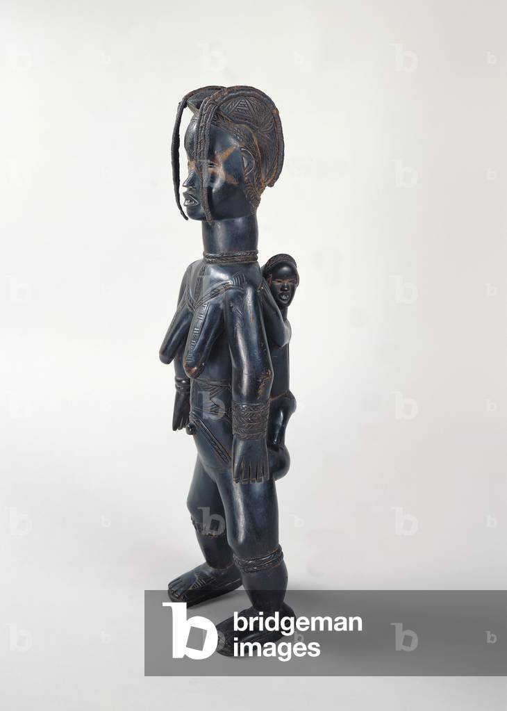 Woman with a Baby, Dan Population, 17th-20th century (wood)
