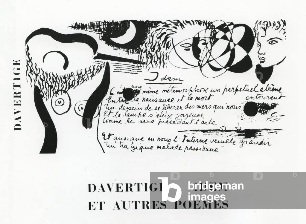 Illustration from 'Idem and Other Poems', by Davertige (lithograph)
