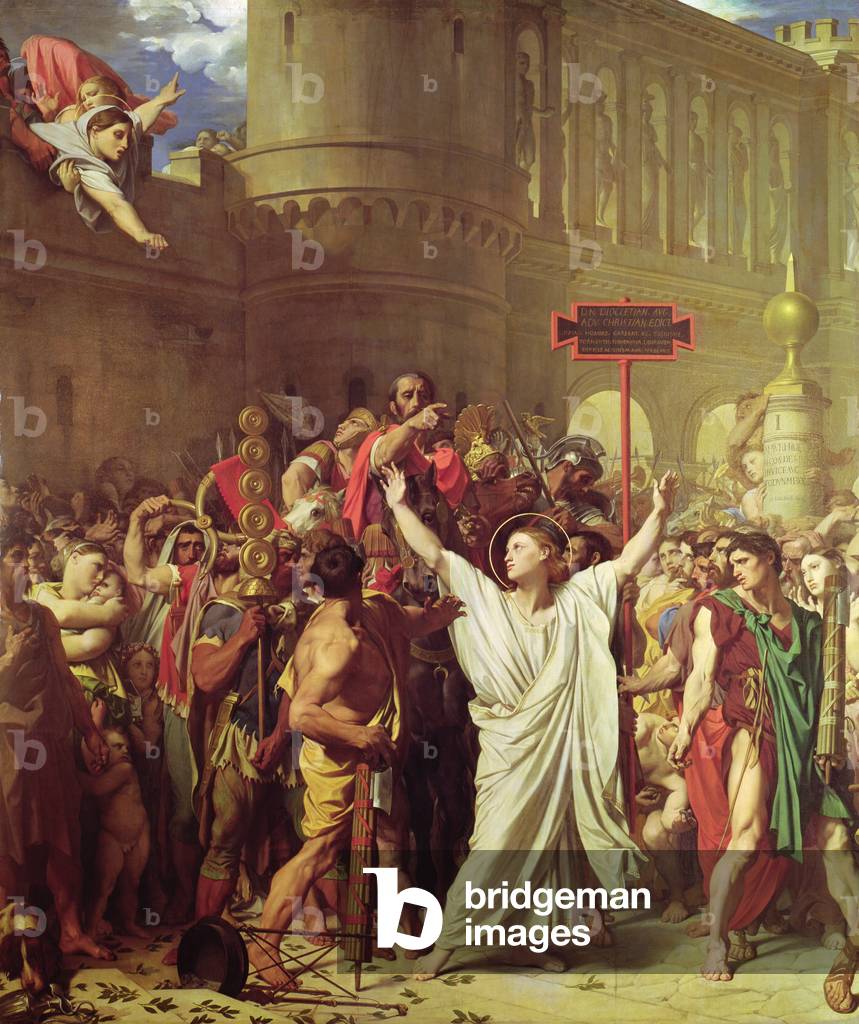 Bild von Gemälde "Das Martyrium von St. Symphorien", 1834 von Jean Auguste Dominique Ingres