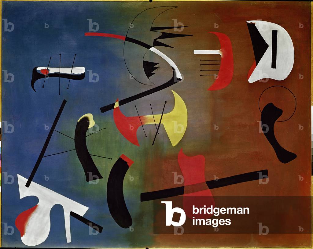 Komposition (Gemälde), 1933 (Öl auf Leinwand)