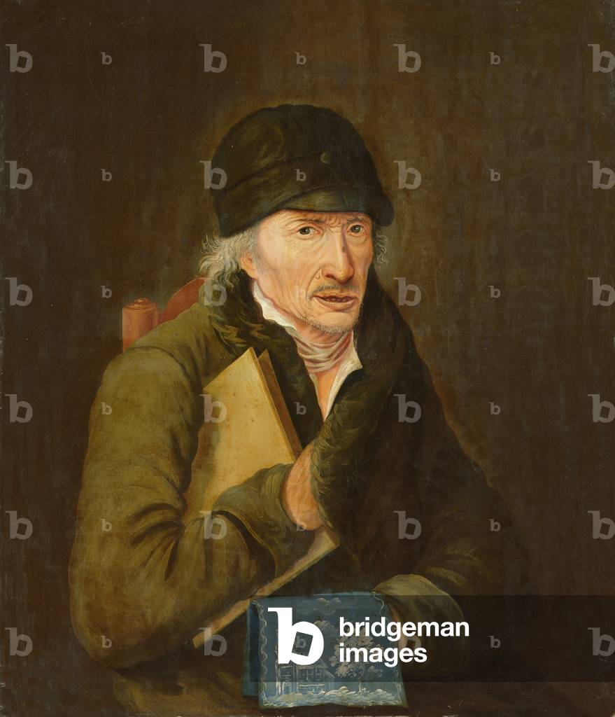 Immagine di Dipinto "Ritratto del cadetto Roussel (olio su tela)", 19th Secolo di Charles Cesar Joseph Dropy
