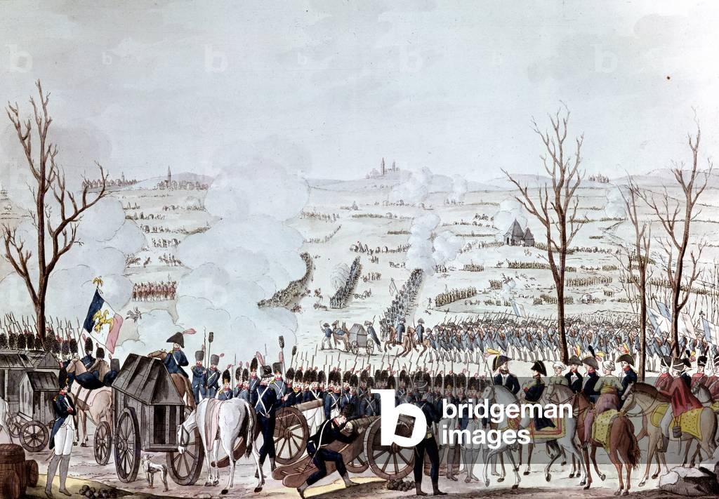 Battaglia di Austerlitz, 2 dicembre 1805, XIX secolo (incisione a colori)
