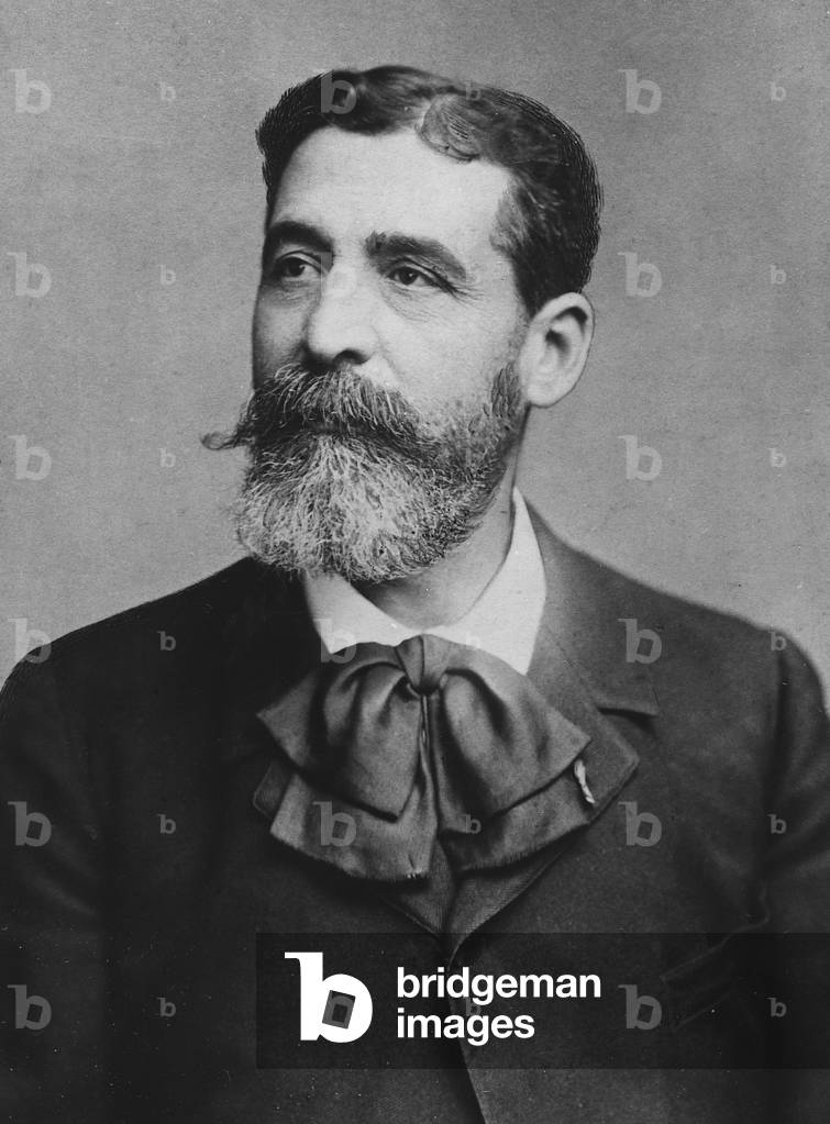 Portrait of Eugène Paz, 19th century (photo)
