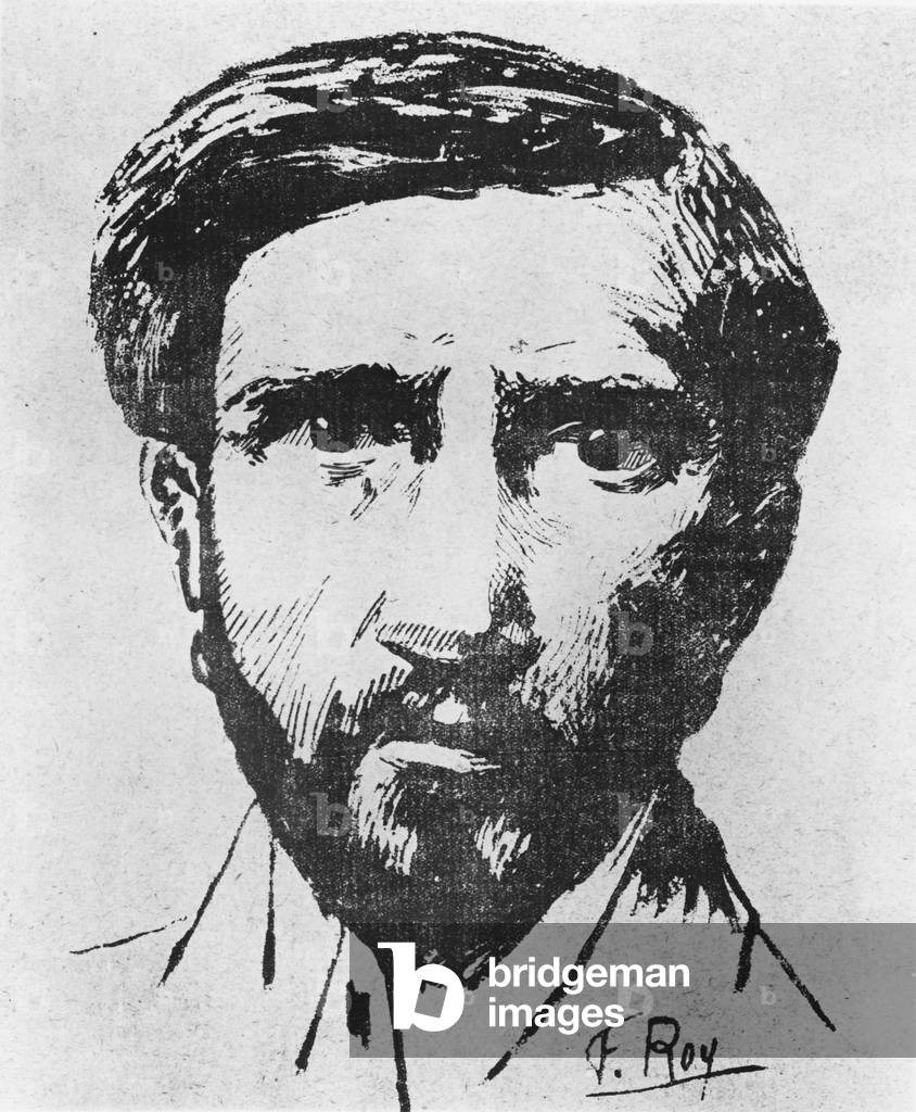 Portrait of Charles Maurras, c.1898 (engraving)