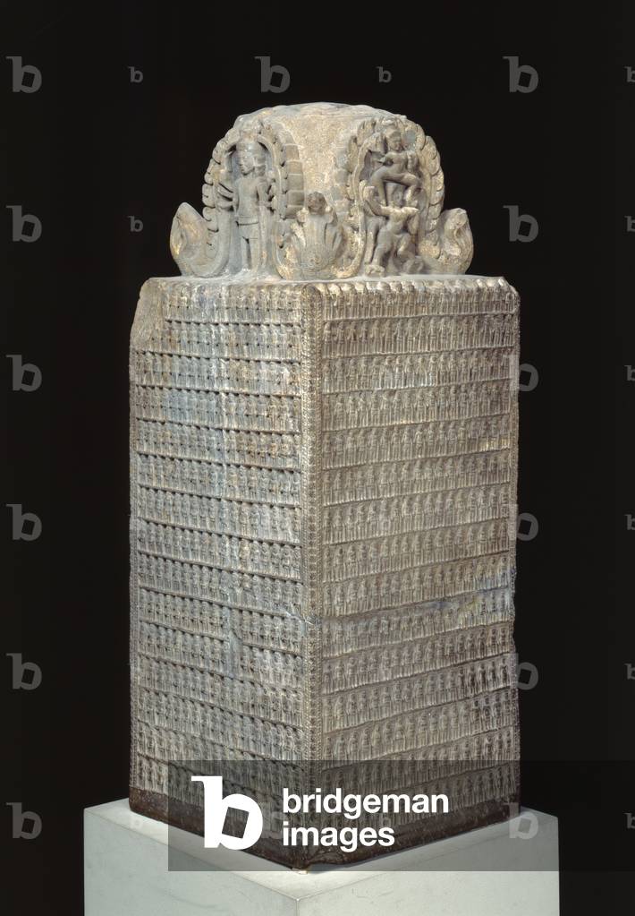 Votivdenkmal für Vishnu, aus Preah Khan, Kompong Svay, Kambodscha (Sandstein)
