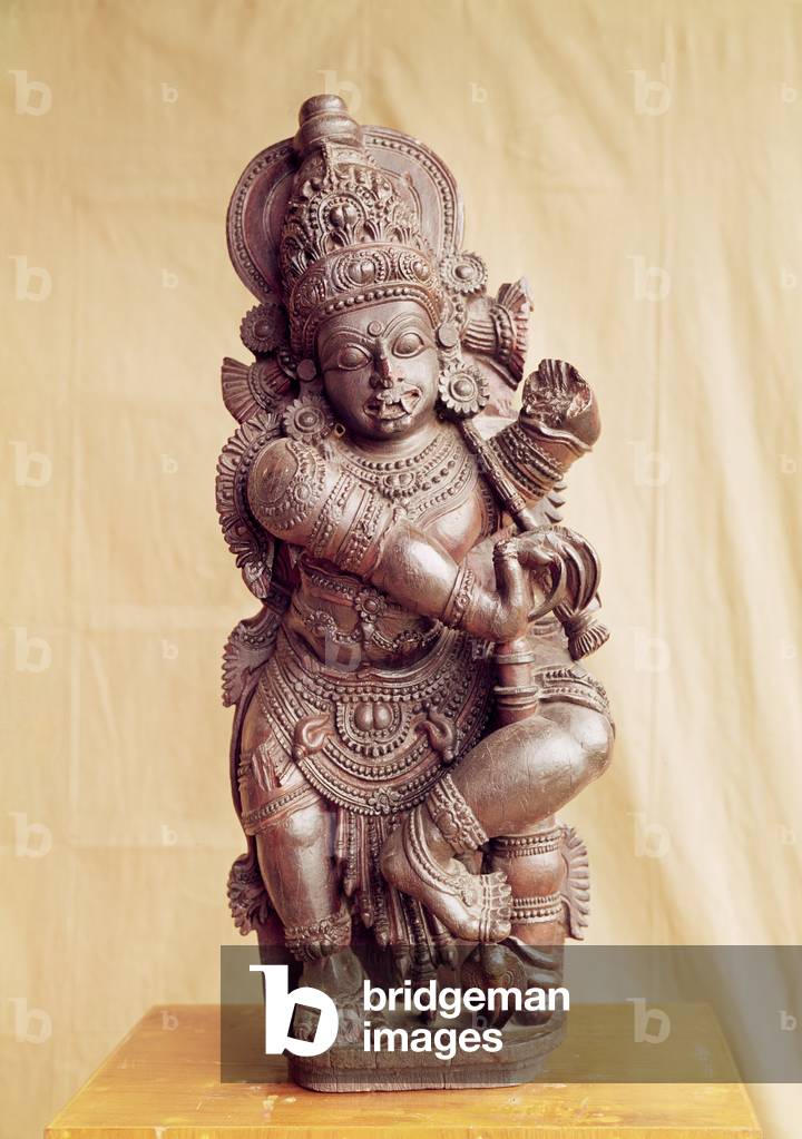 Durga, aus Südindien (Holz)
