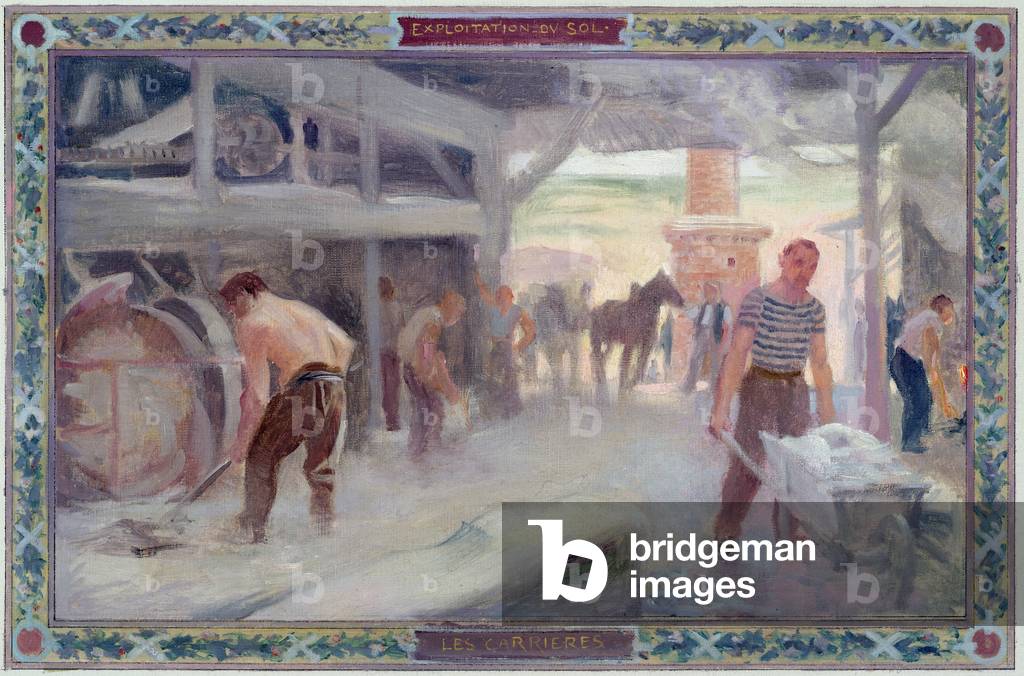 Use of the Sun: the Carriers, 1892 (oil on canvas)