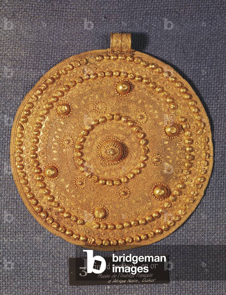Pectoral, from Senegal, 13th-18th century (gold)