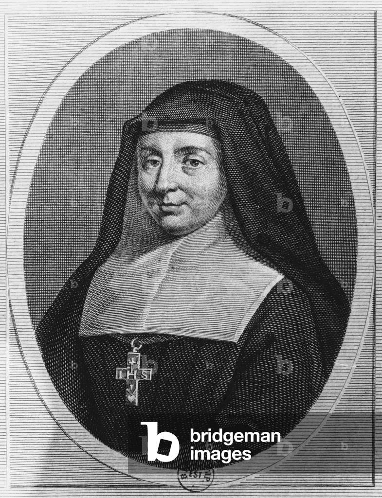 St Jane Frances de Chantal (engraving)