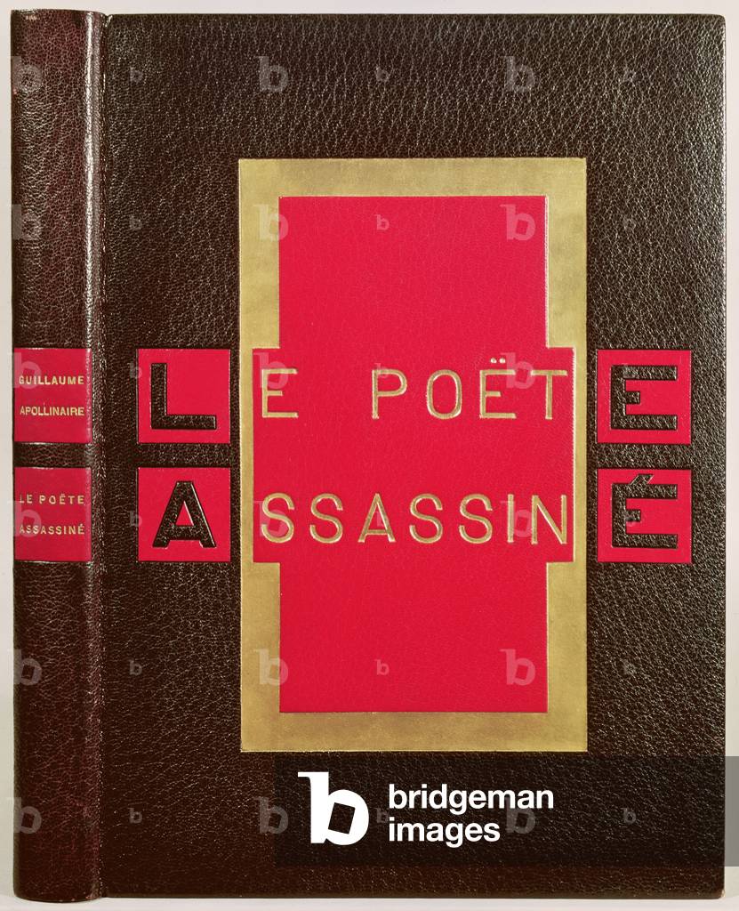 Front cover of 'Le Poete Assassine' by Guillaume Apollinaire (1880-1918) after 1916 (Moroccan leather)