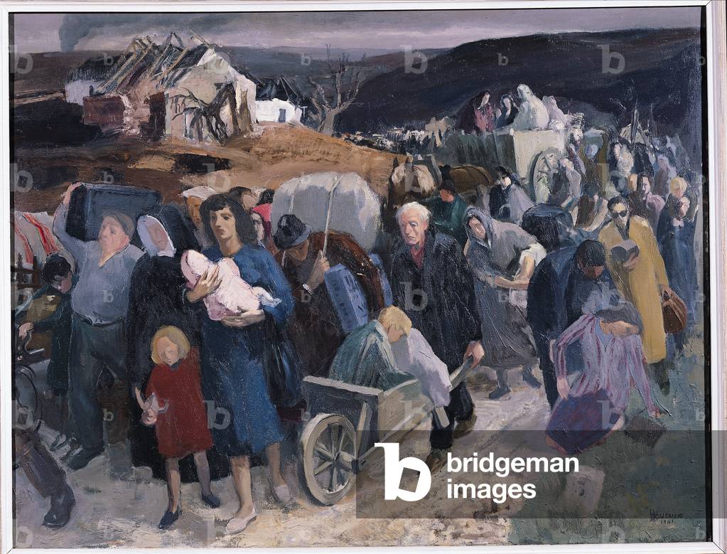 Exodus, 1941 (oil on canvas)